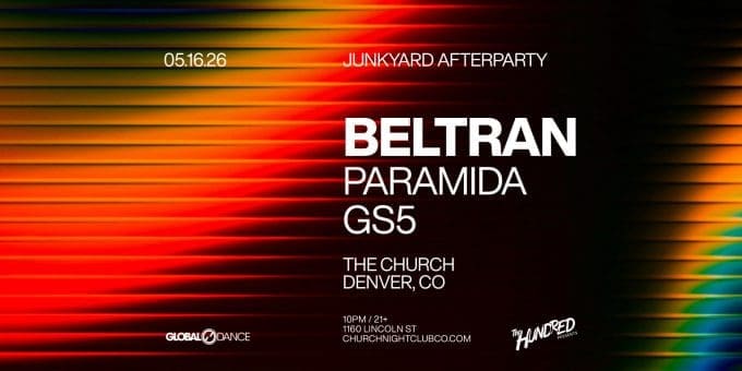 Beltran at Church Nightclub in Denver Event Flyer on Saturday 5/16