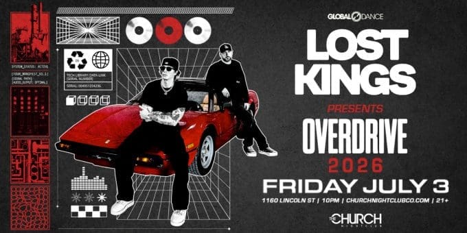 Lost Kings at Church Nightclub in Denver Event Flyer on Friday 7/3